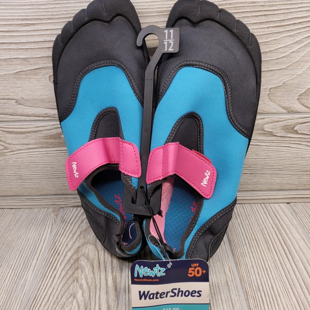 Newtz Water Shoes Outdoor Beach Lake Rock Safety Grip Womens Size 11-12 UPF 50+‎